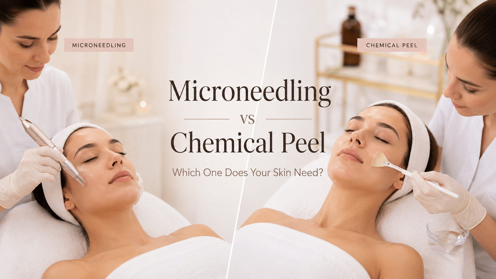 Microneedling vs Chemical Peel